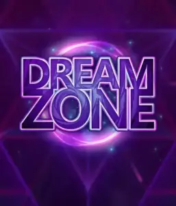 Enter the vibrant world of the Dream Zone game by ELK Studios, showcasing a dynamic purple and blue cosmic backdrop with the futuristic logo illuminated brightly. This image captures a fantasy atmosphere, perfect for players who love sci-fi, delivering a thrilling adventure.